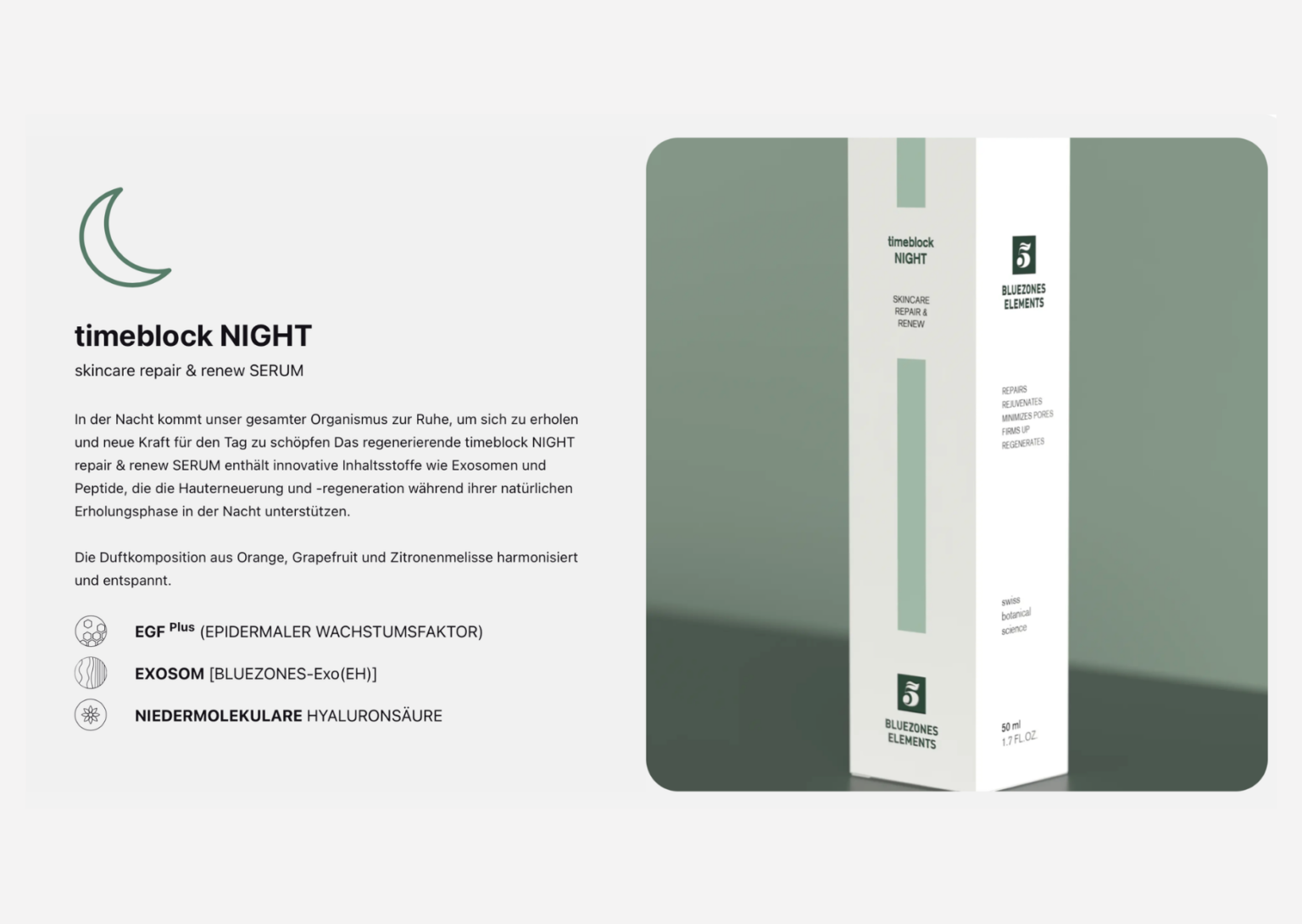 timeblock skincare night