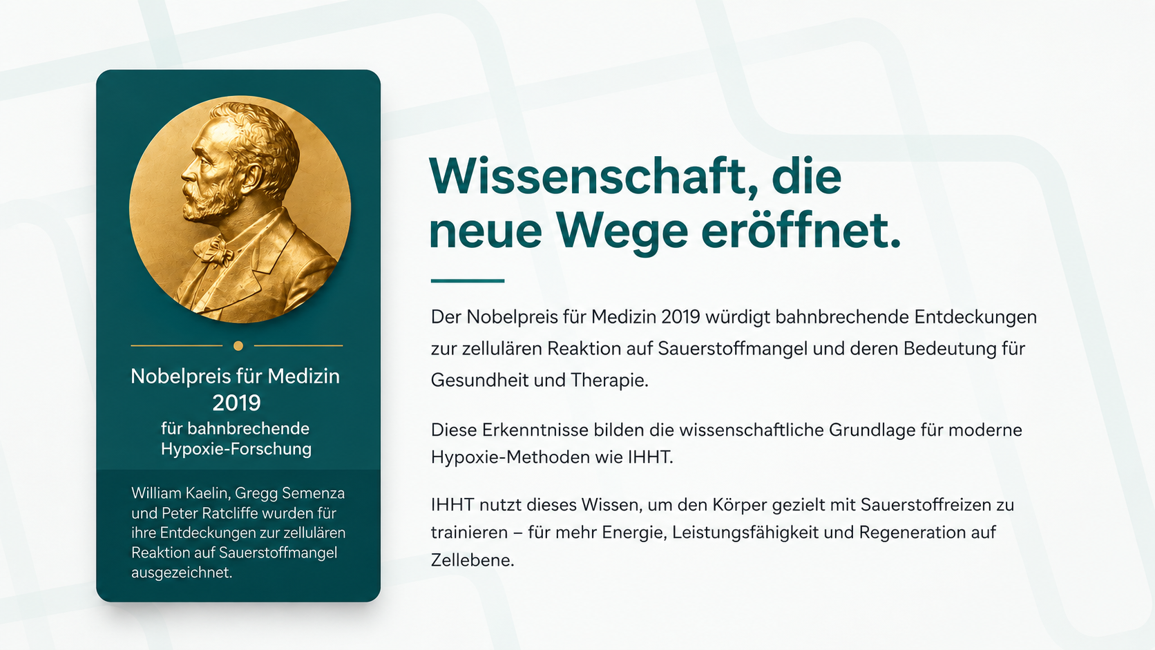 IHHT Therapie Nobelpreis